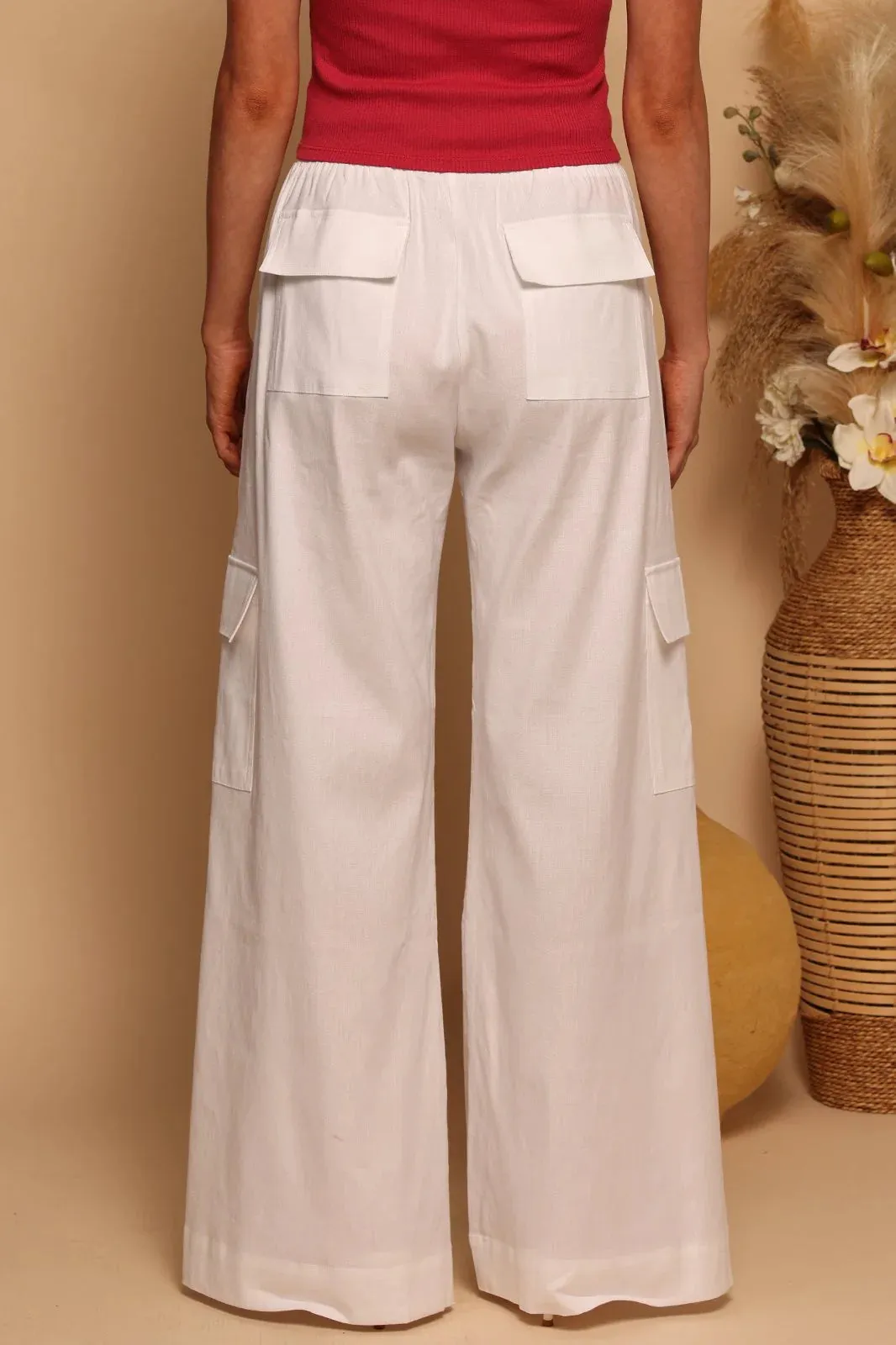 Cargo Linen Pant