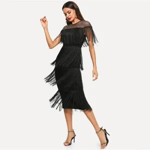 Cassia Fringe Dress