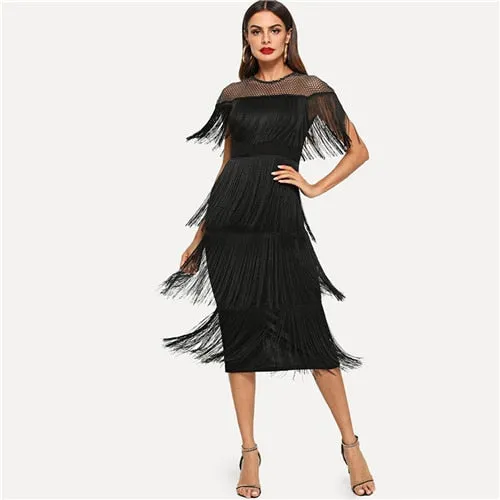 Cassia Fringe Dress