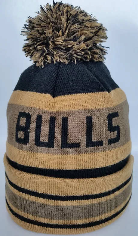 Chicago Bulls Fashion Jake Leather Patch Toque
