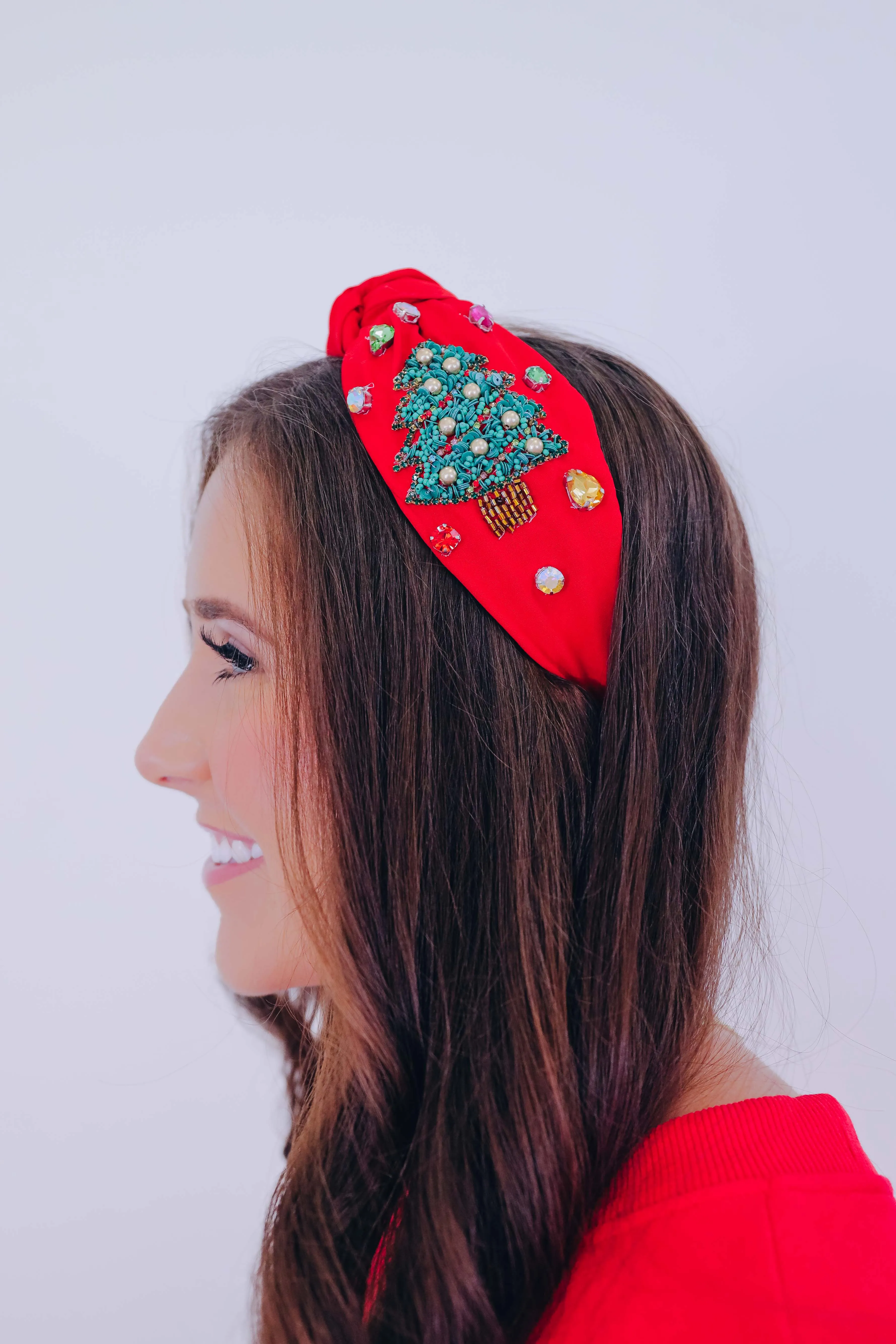 Christmas Bling Knotted Headband - 3 Colors