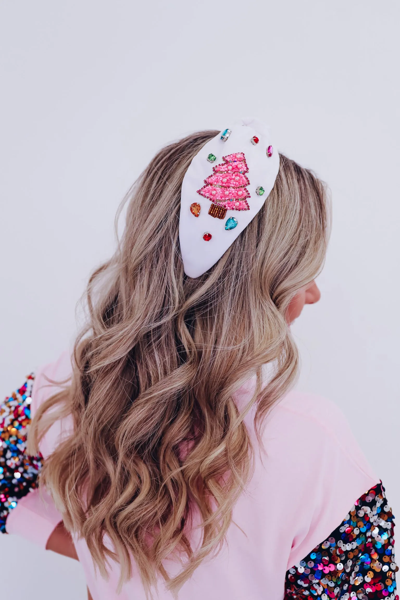 Christmas Bling Knotted Headband - 3 Colors