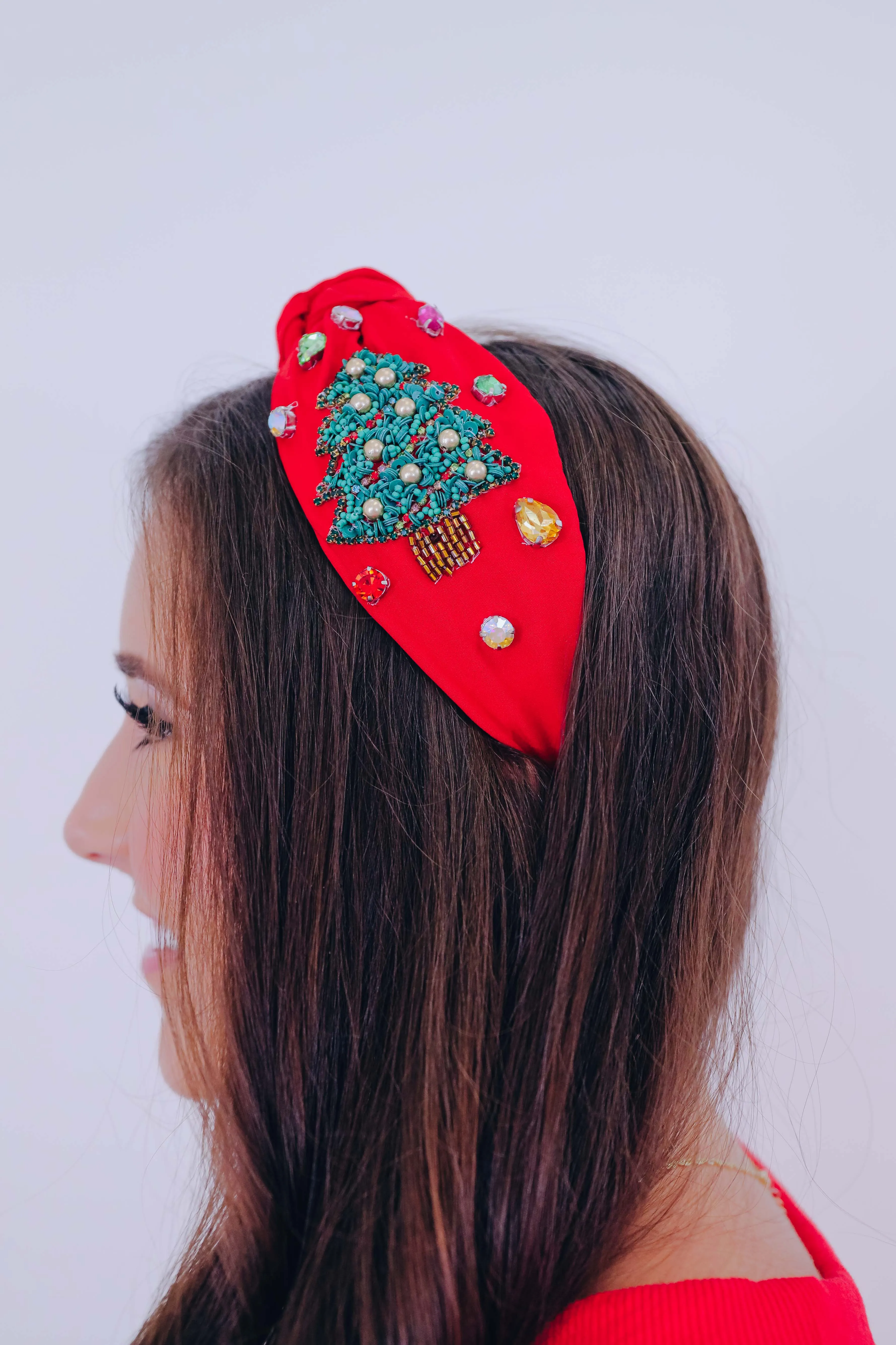 Christmas Bling Knotted Headband - 3 Colors