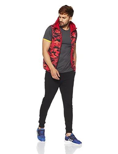 Chromozome Men's Slim Fit Track Pants(S8925-Black-L_Black_Large)