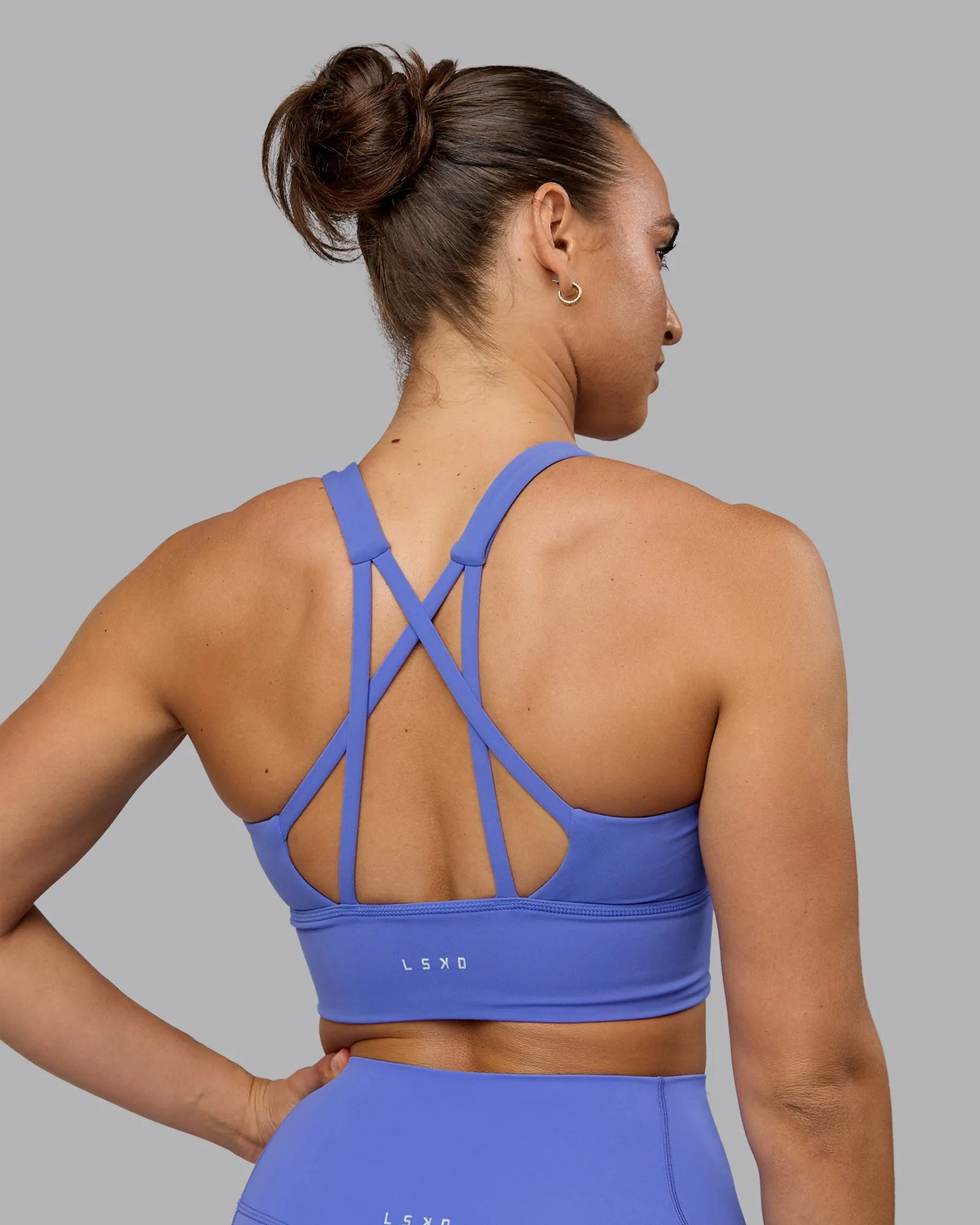 Circuit Sports Bra - Baja Blue