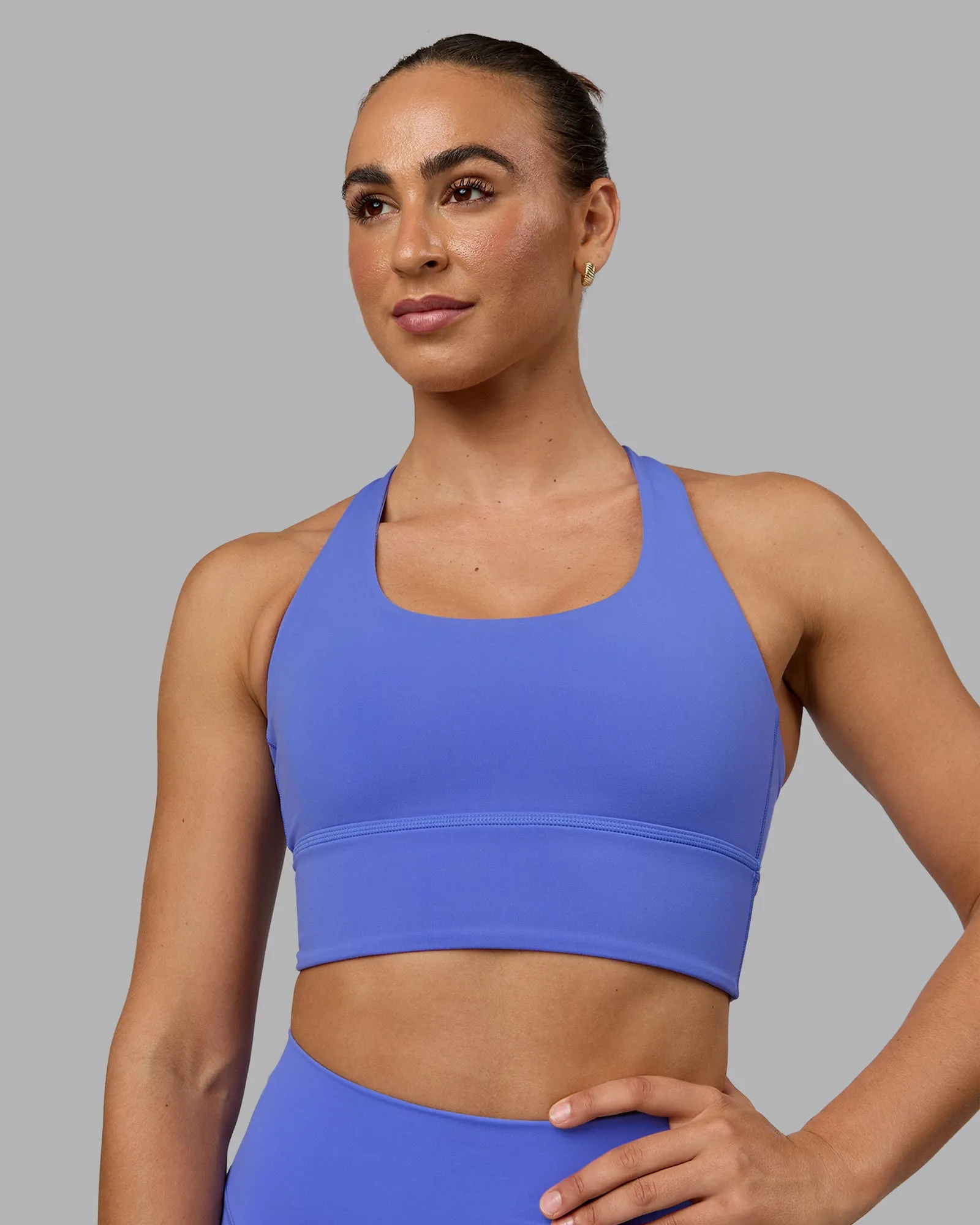 Circuit Sports Bra - Baja Blue