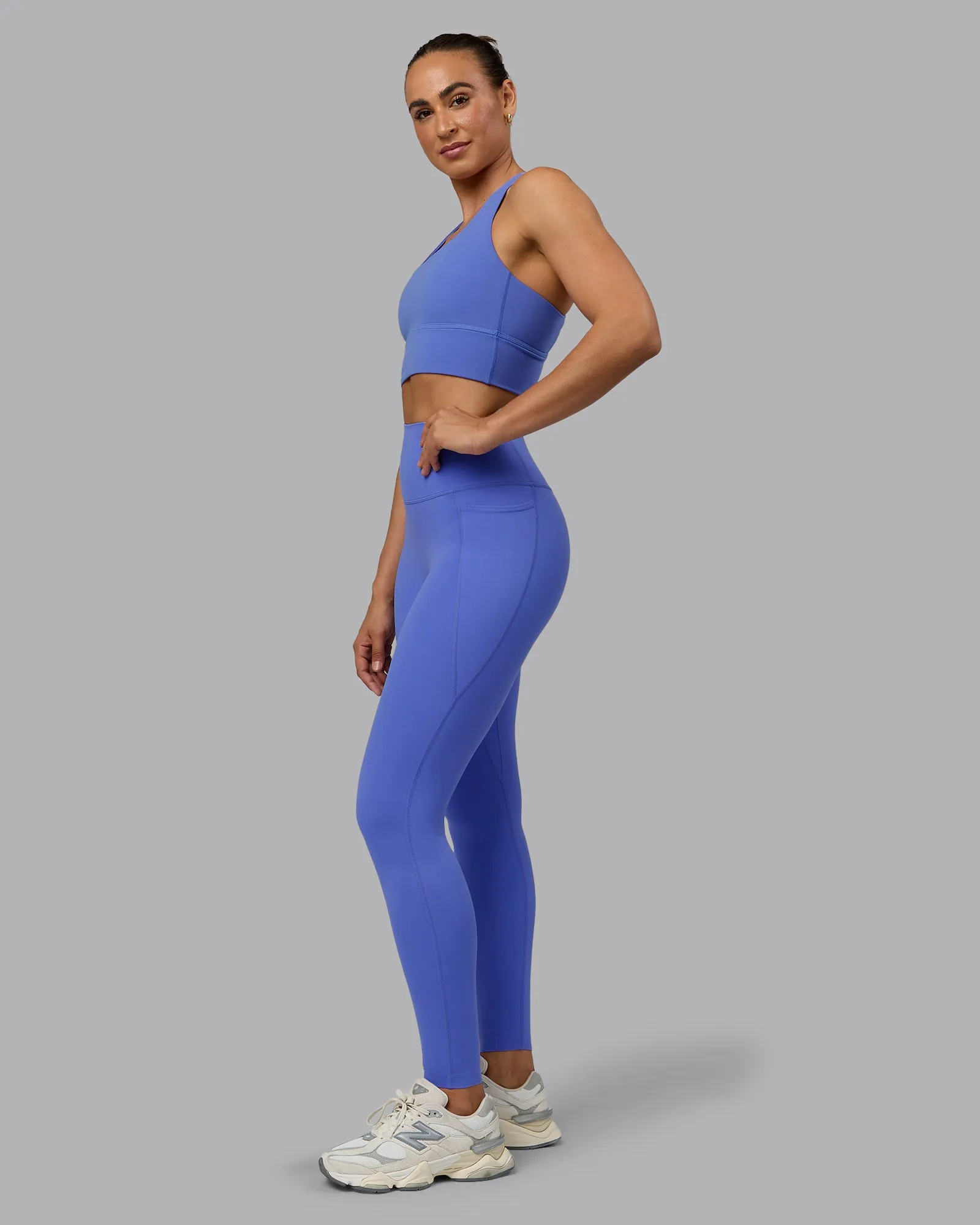 Circuit Sports Bra - Baja Blue