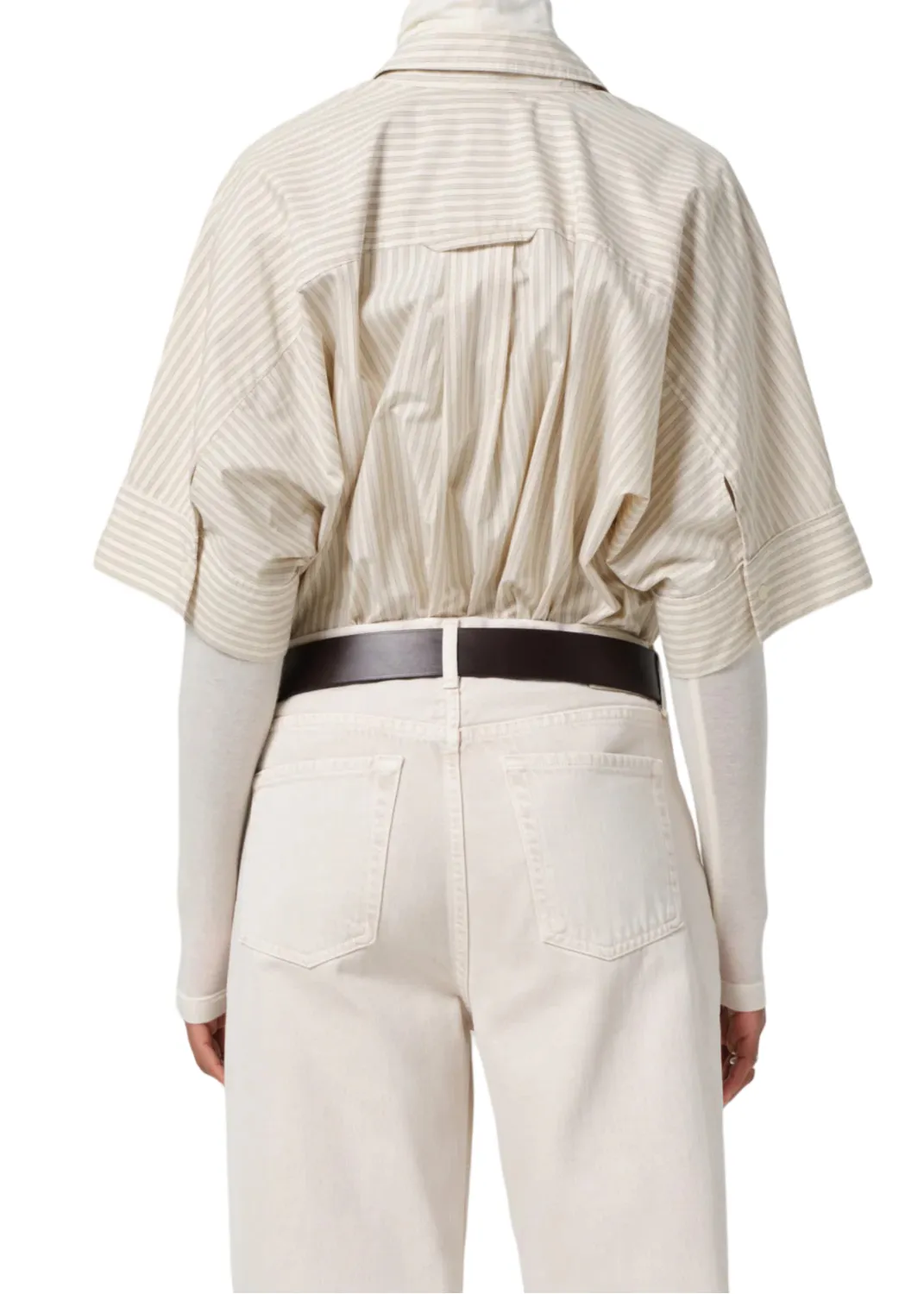 Claire Origami Shirt - Ciro Stripe