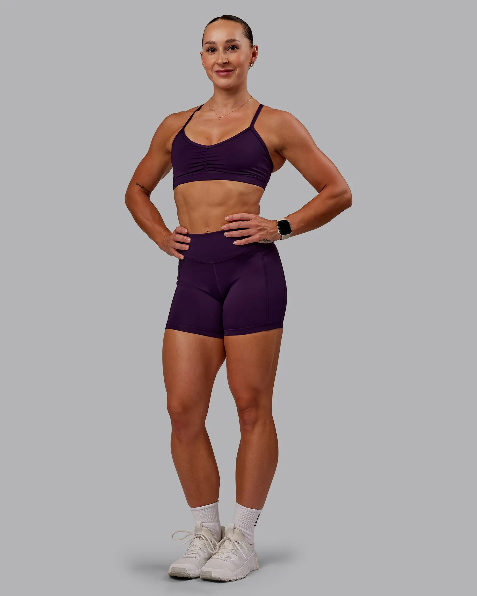 Clarity Sports Bra - Deep Purple