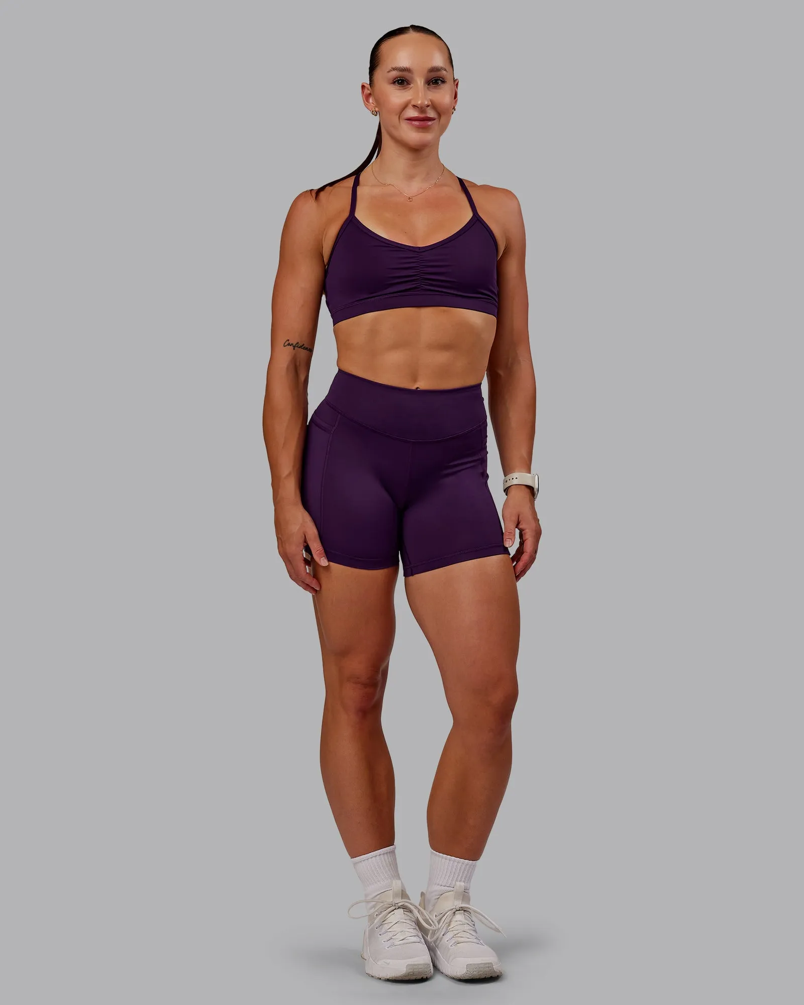 Clarity Sports Bra - Deep Purple