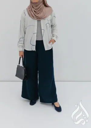 Classic Loose Fit Pants - Dawn Navy