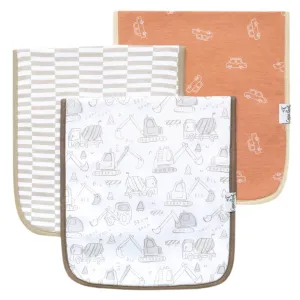Copper Pearl - Burp Cloth (3 pack) - Gage