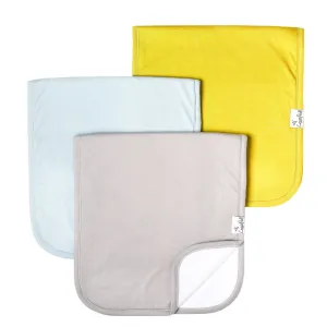 Copper Pearl - Burp Cloth (3 pack) - Stone