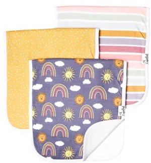 Copper Pearl Hope Premium Burp Cloth Set