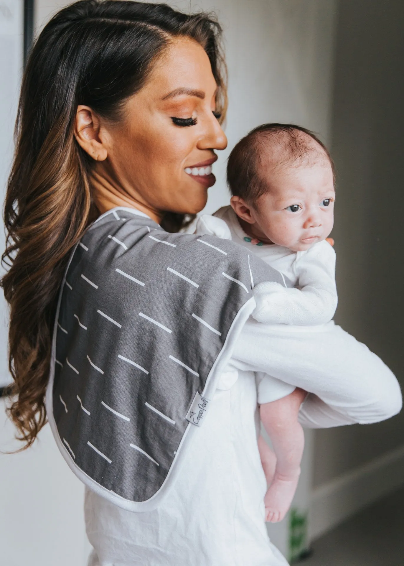 Copper Pearl Kai Premium Burp Cloth Set
