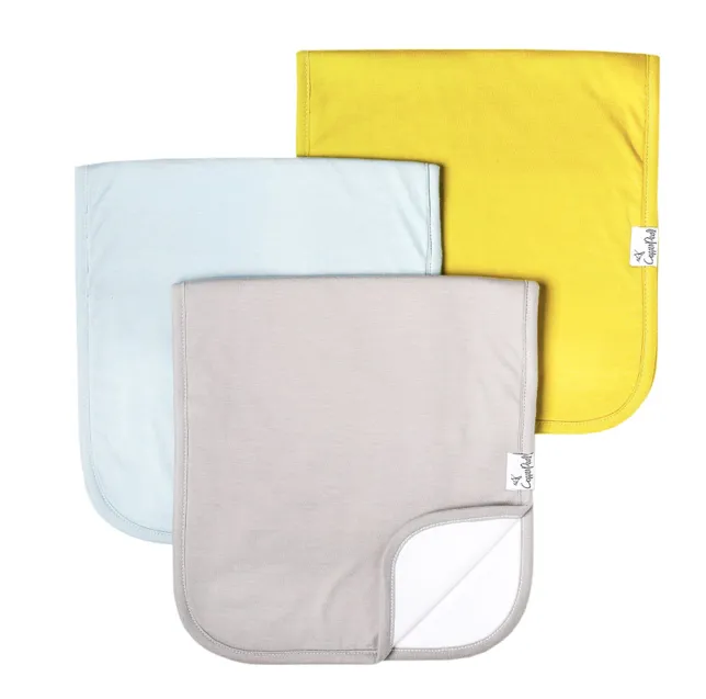 Copper Pearl Single Burp Cloth- Stone