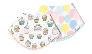 Copper Pearl Single Fashion Trimmed Bib- Celebration