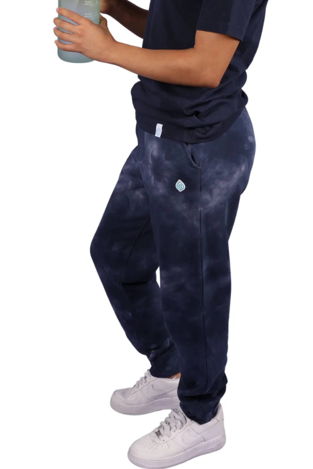 Crystal Navy Tie Dye Joggers
