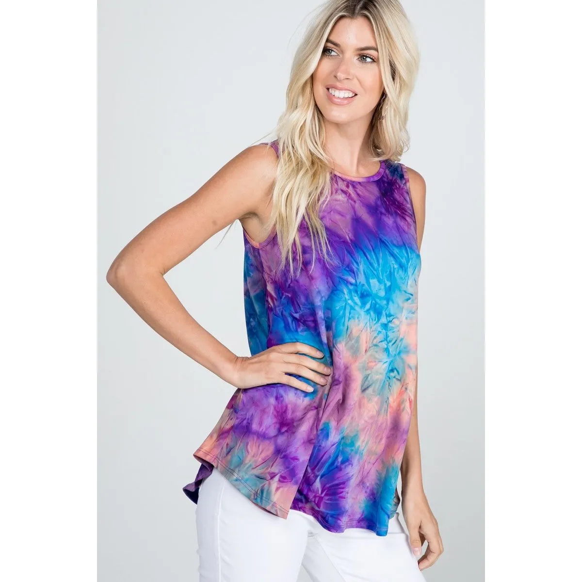 Curvy Dying for Tie Die Tank