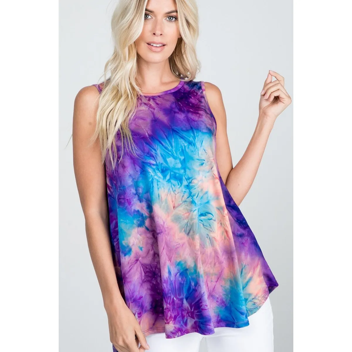 Curvy Dying for Tie Die Tank