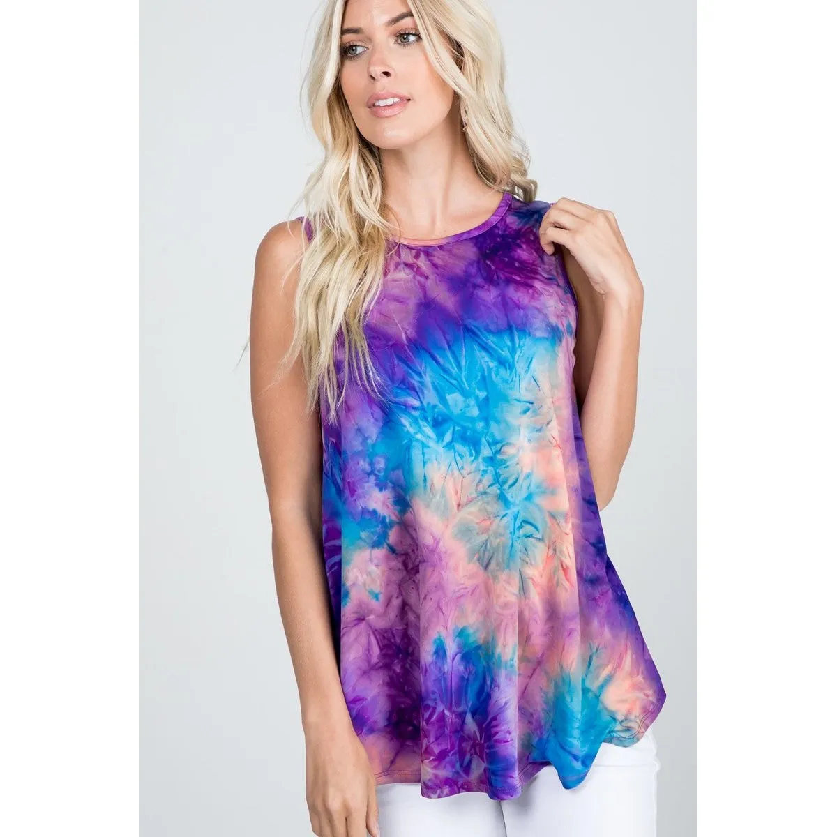 Curvy Dying for Tie Die Tank