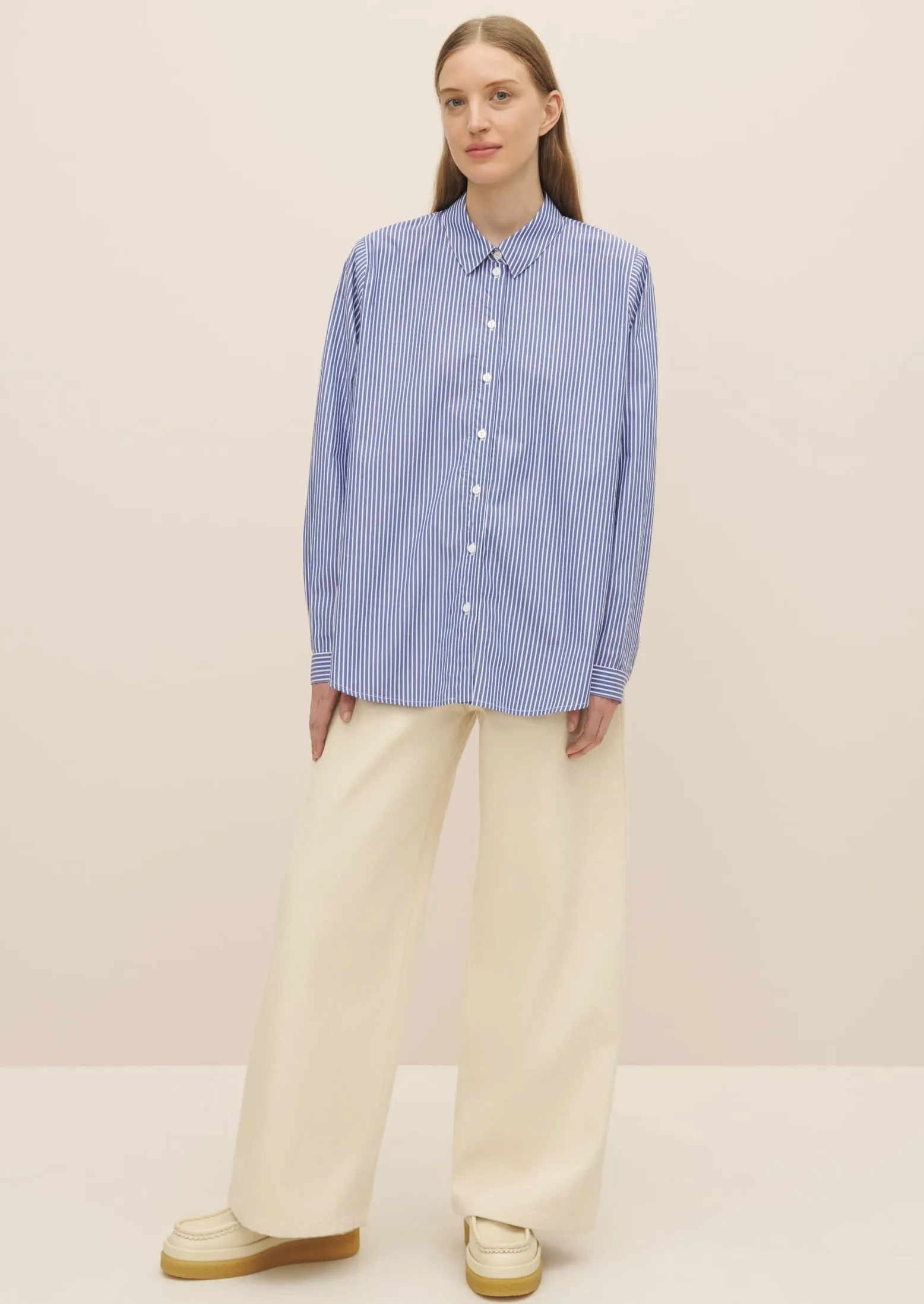 Daily Shirt, Blue Stripe
