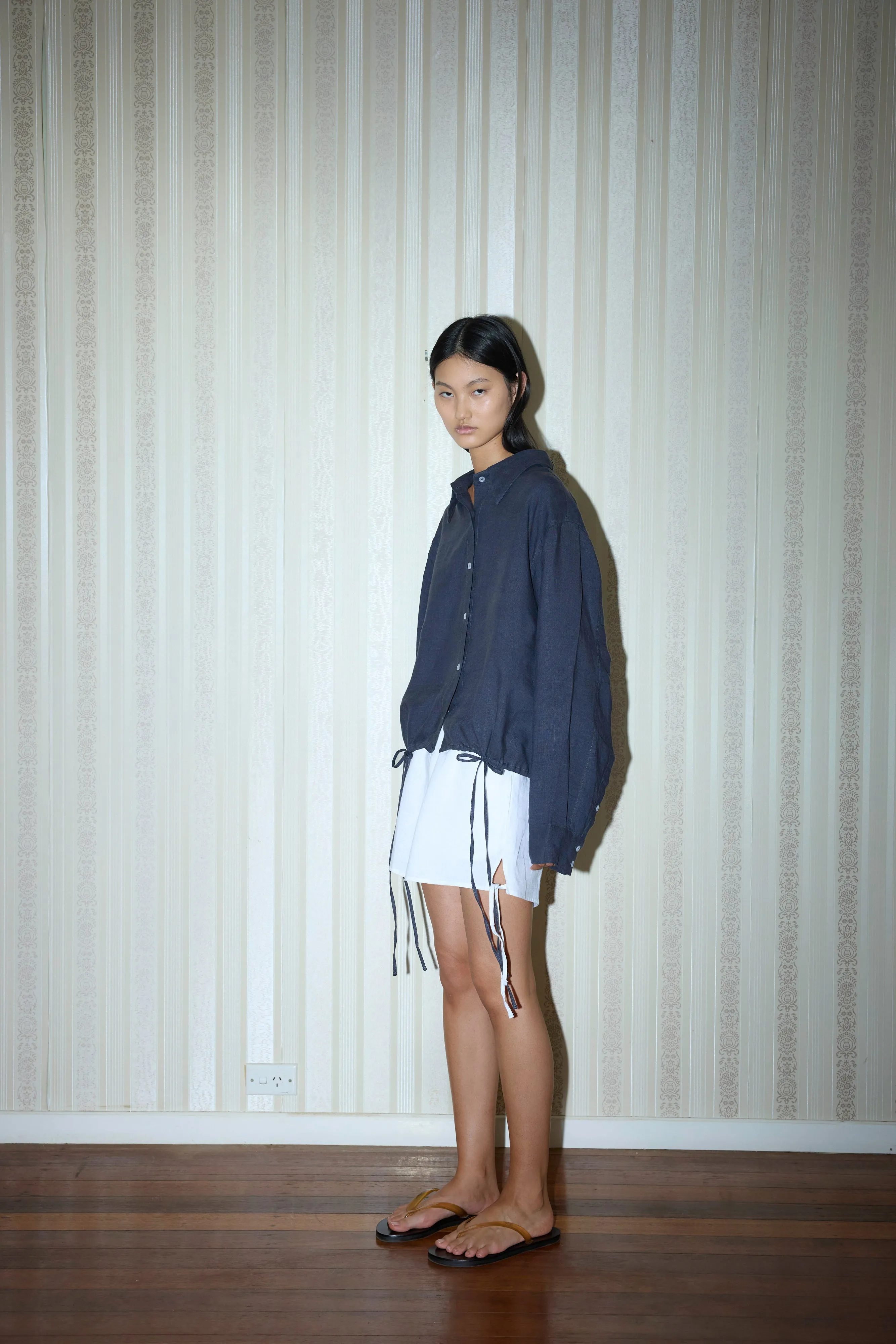 Deiji Studios | Hem Shirt in Ink