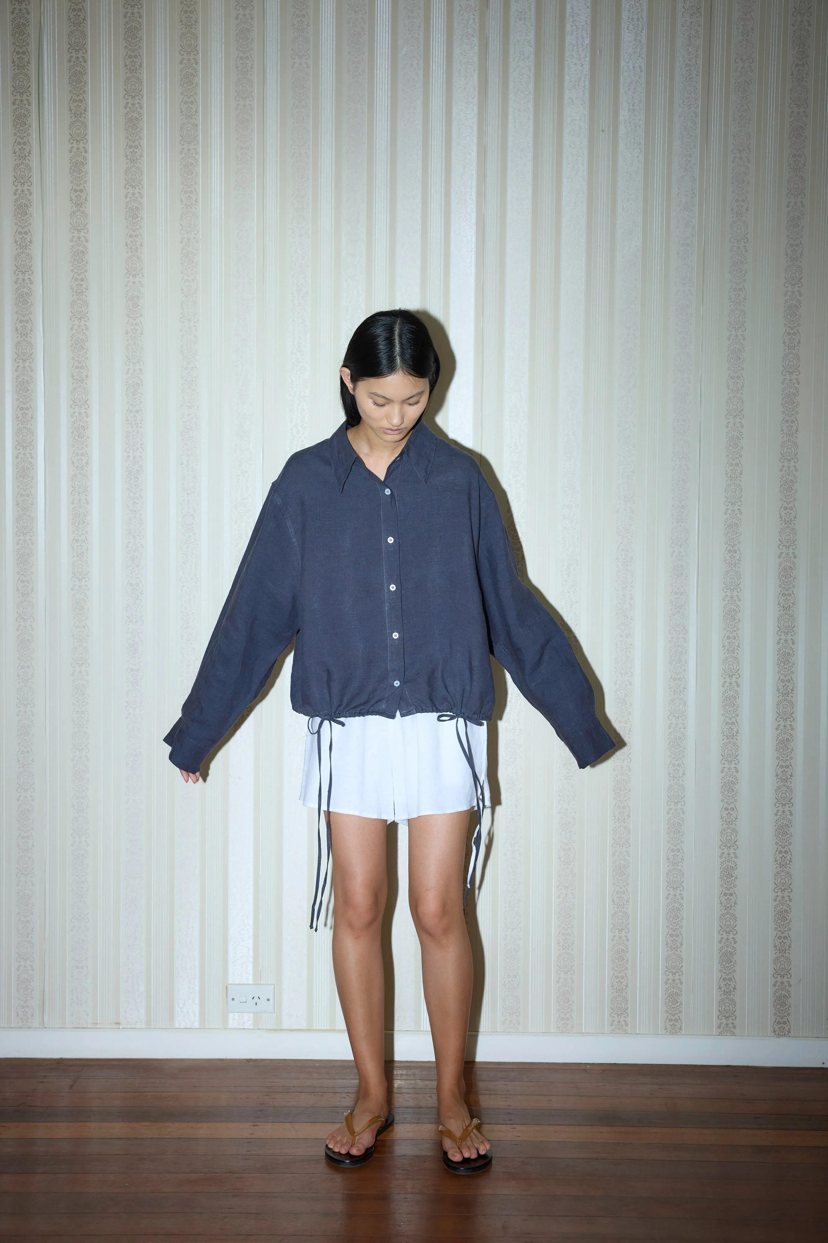 Deiji Studios | Hem Shirt in Ink