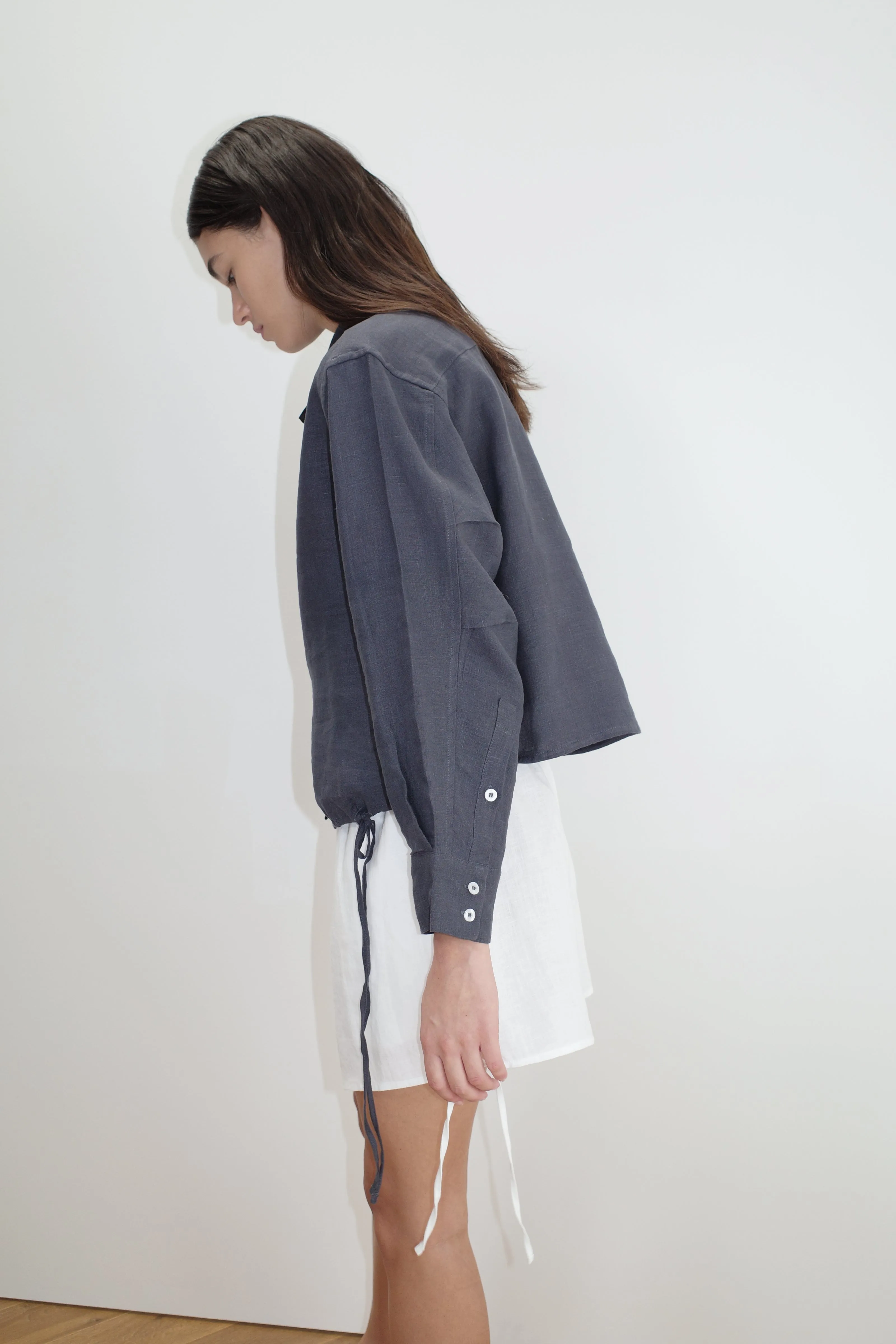 Deiji Studios | Hem Shirt in Ink