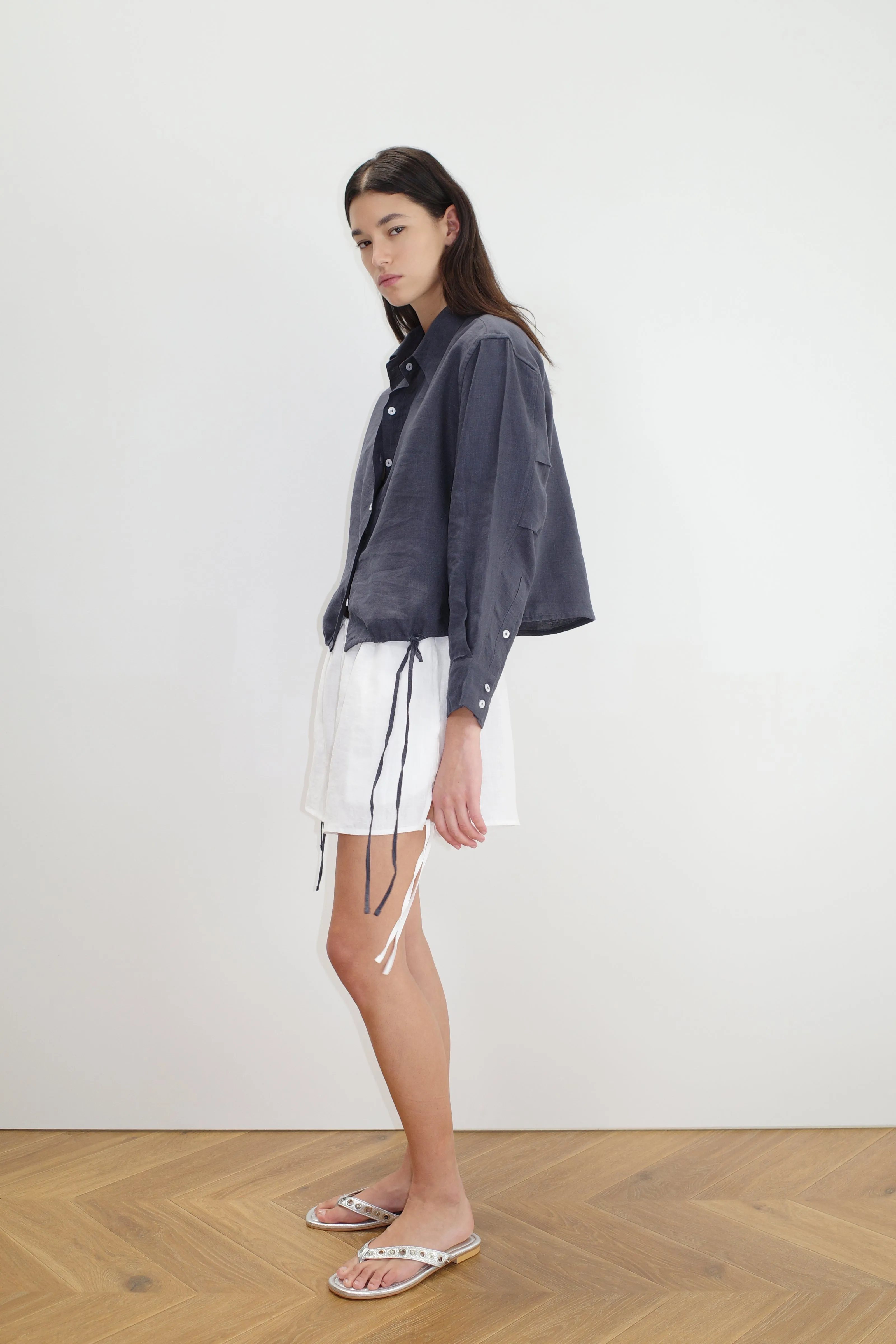 Deiji Studios | Hem Shirt in Ink