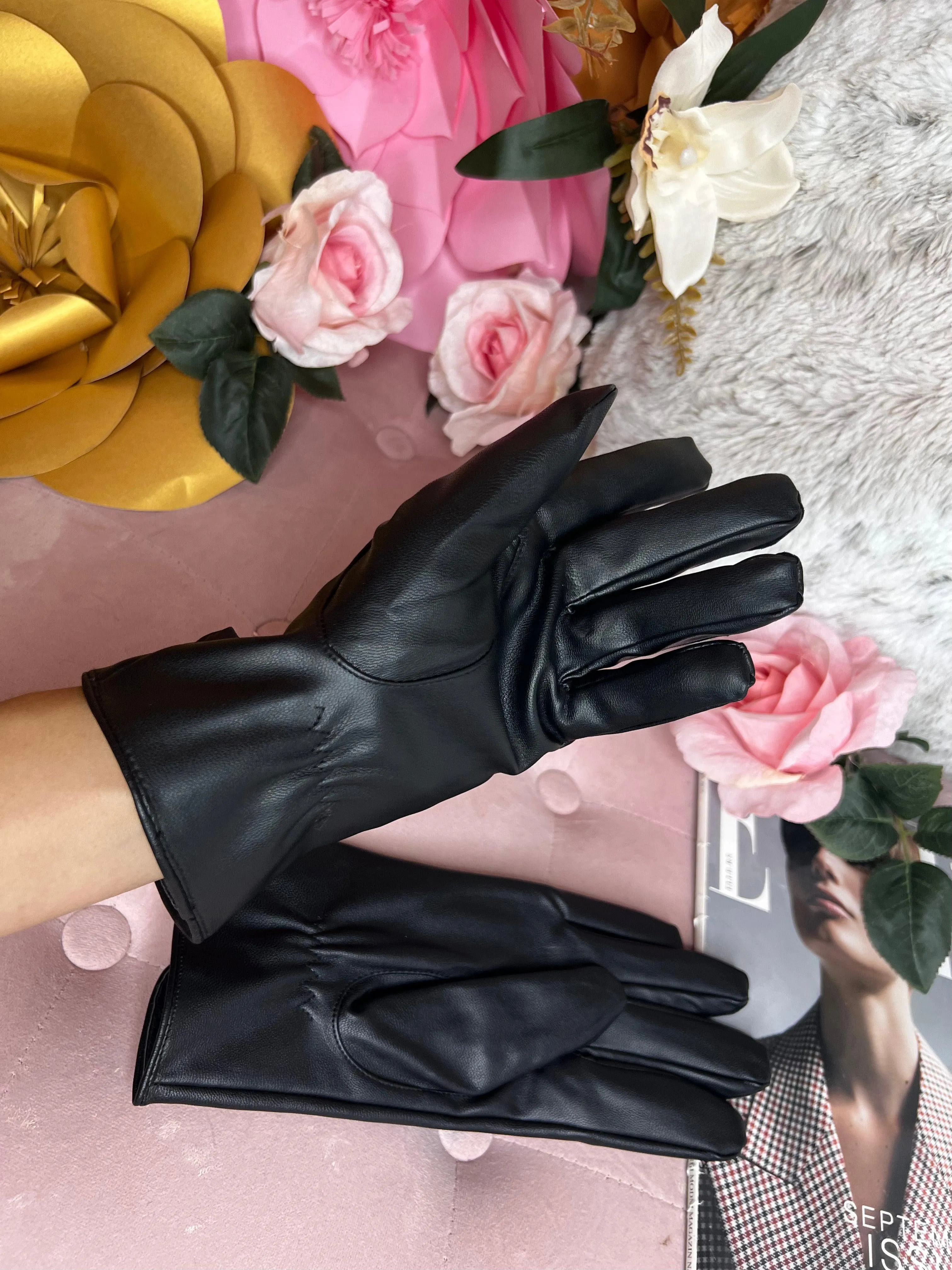 Ženske rukavice Fashion Leather