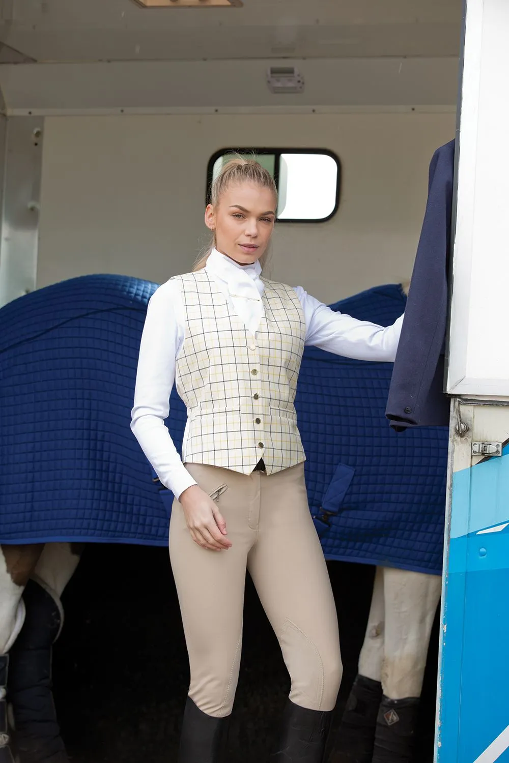 Equetech Classic Tattersall Check Waistcoat