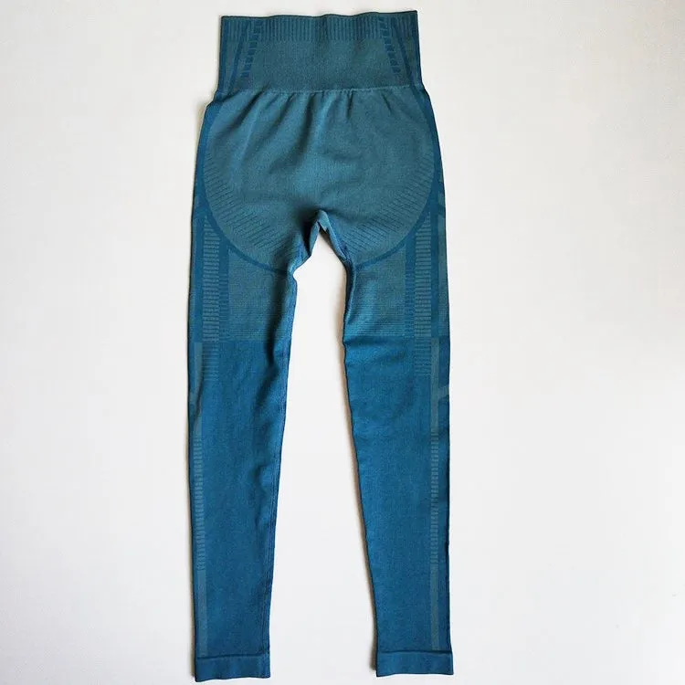 Female Fitness Sports High waisted Seamless Yoga leggings & Running pants.