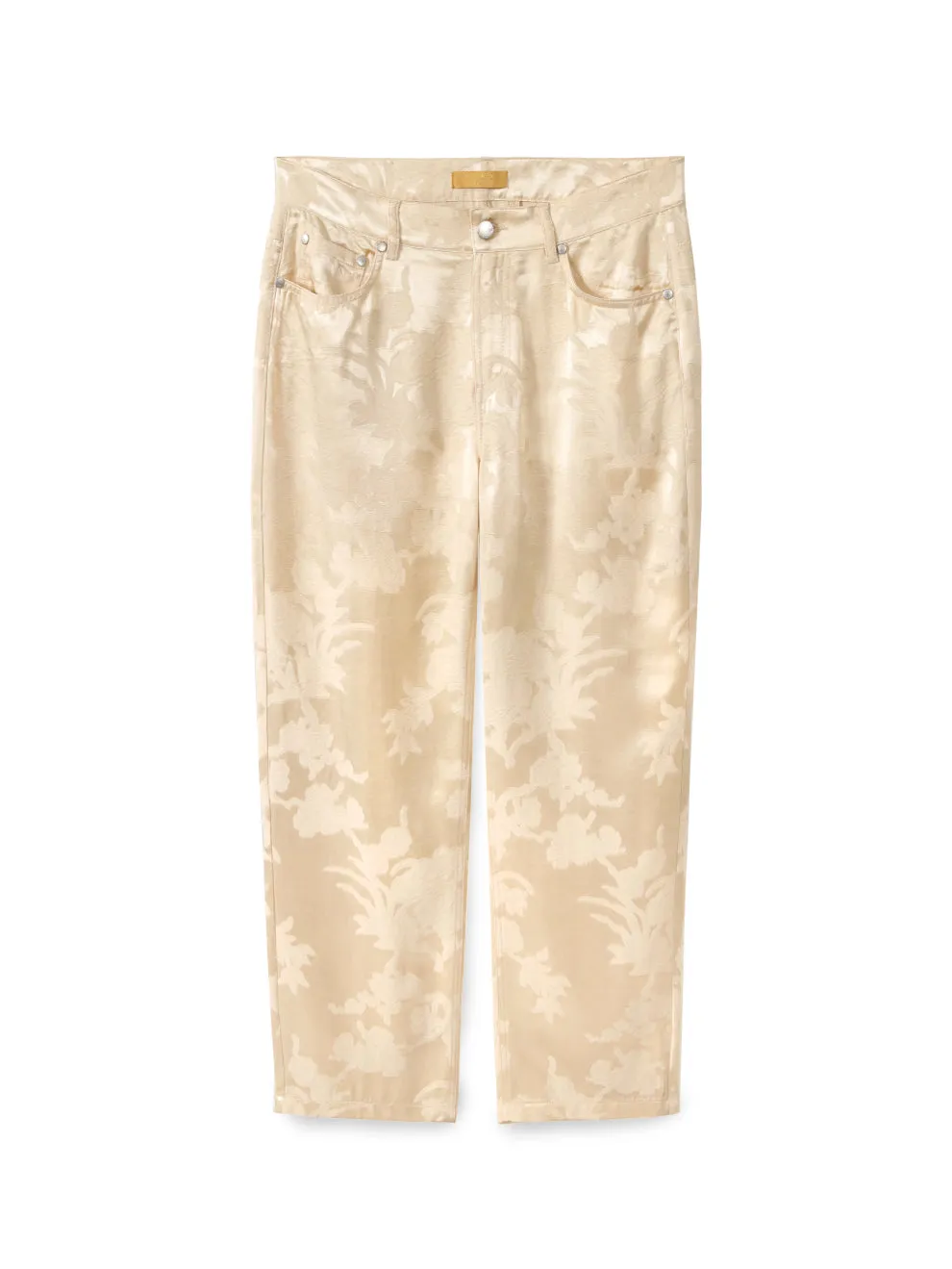 Five-pocket Jacquard Pants