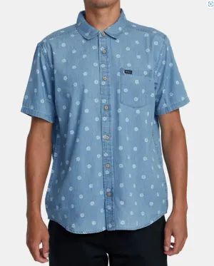 FRAME CHAMBRAY SS SUN DAMAGE SALE