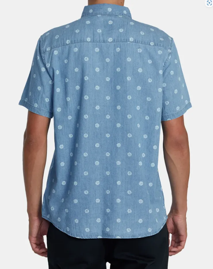 FRAME CHAMBRAY SS SUN DAMAGE SALE