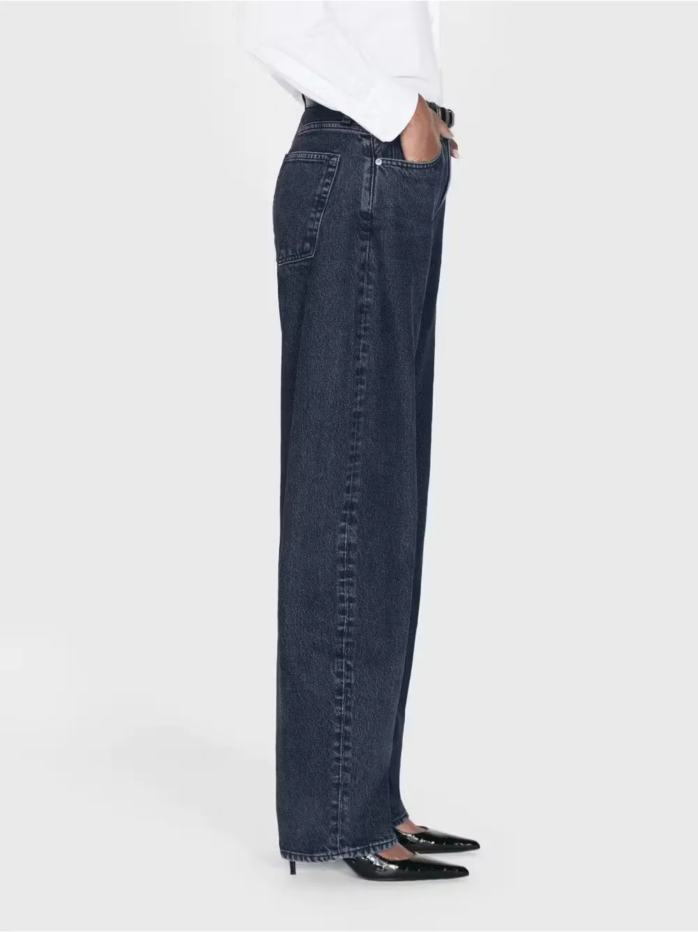 Frame Denim The Bubble Jean in Dorado
