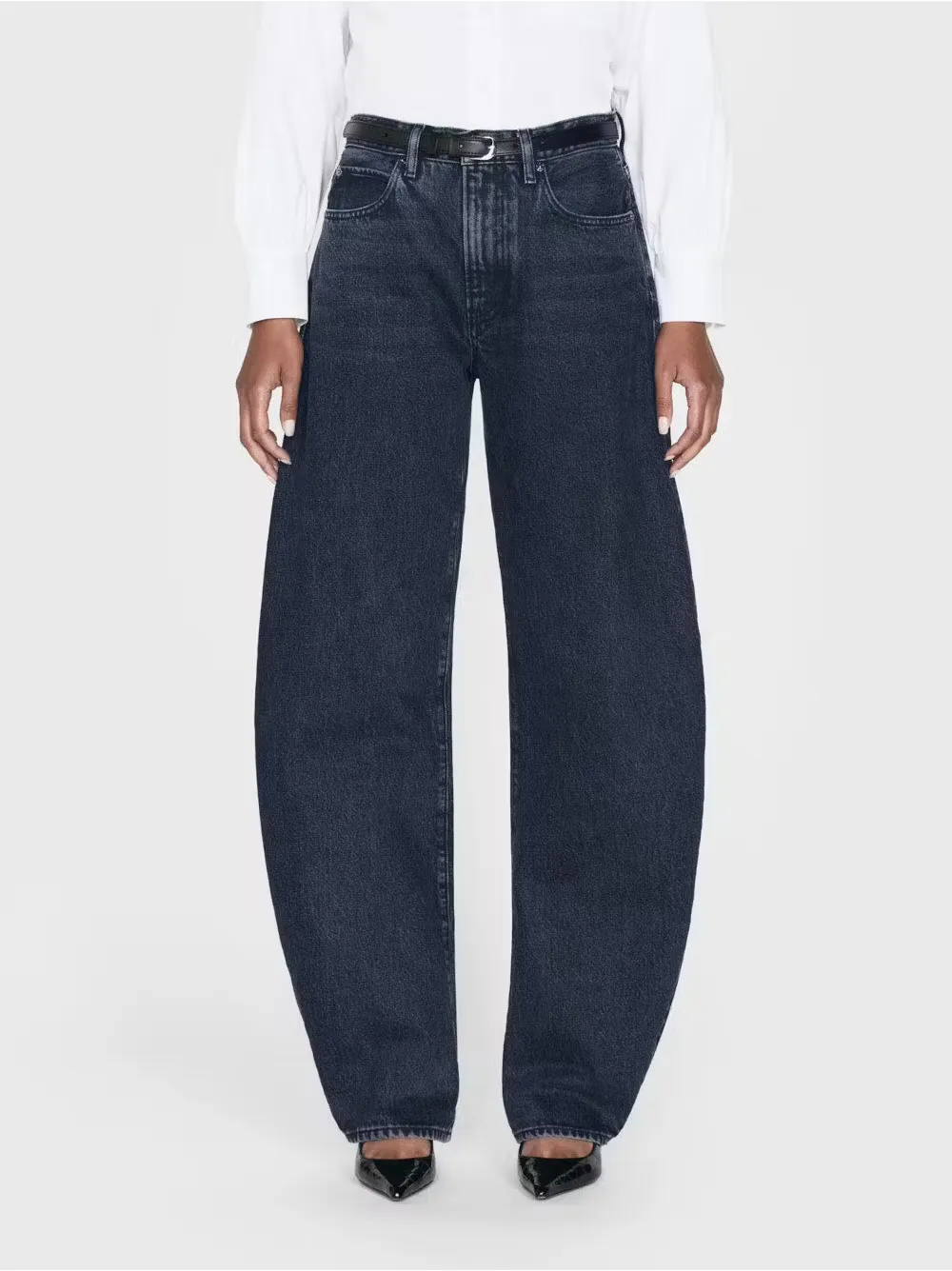 Frame Denim The Bubble Jean in Dorado