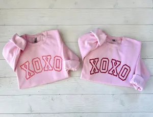 Glitter Hot Pink XOXO Valentines Day Shirt