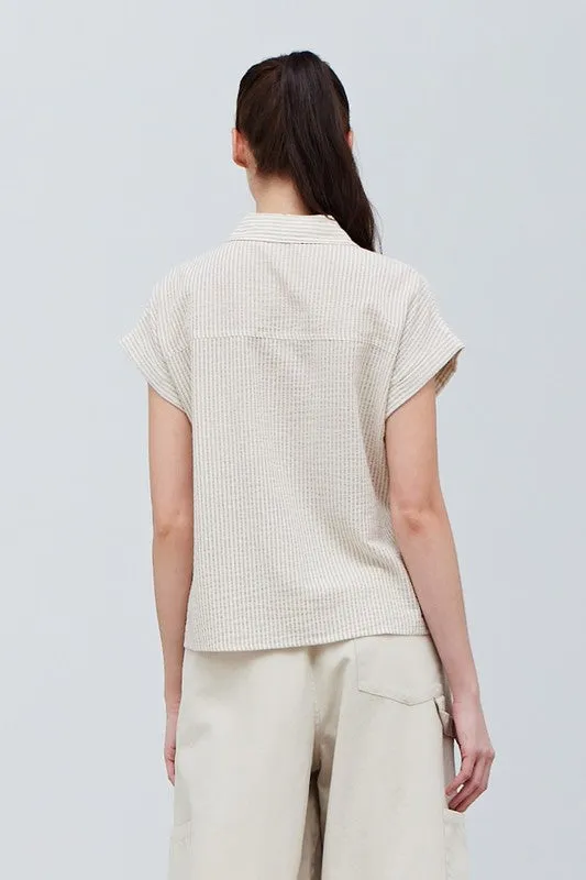 Grass Veranda Linen Shirt
