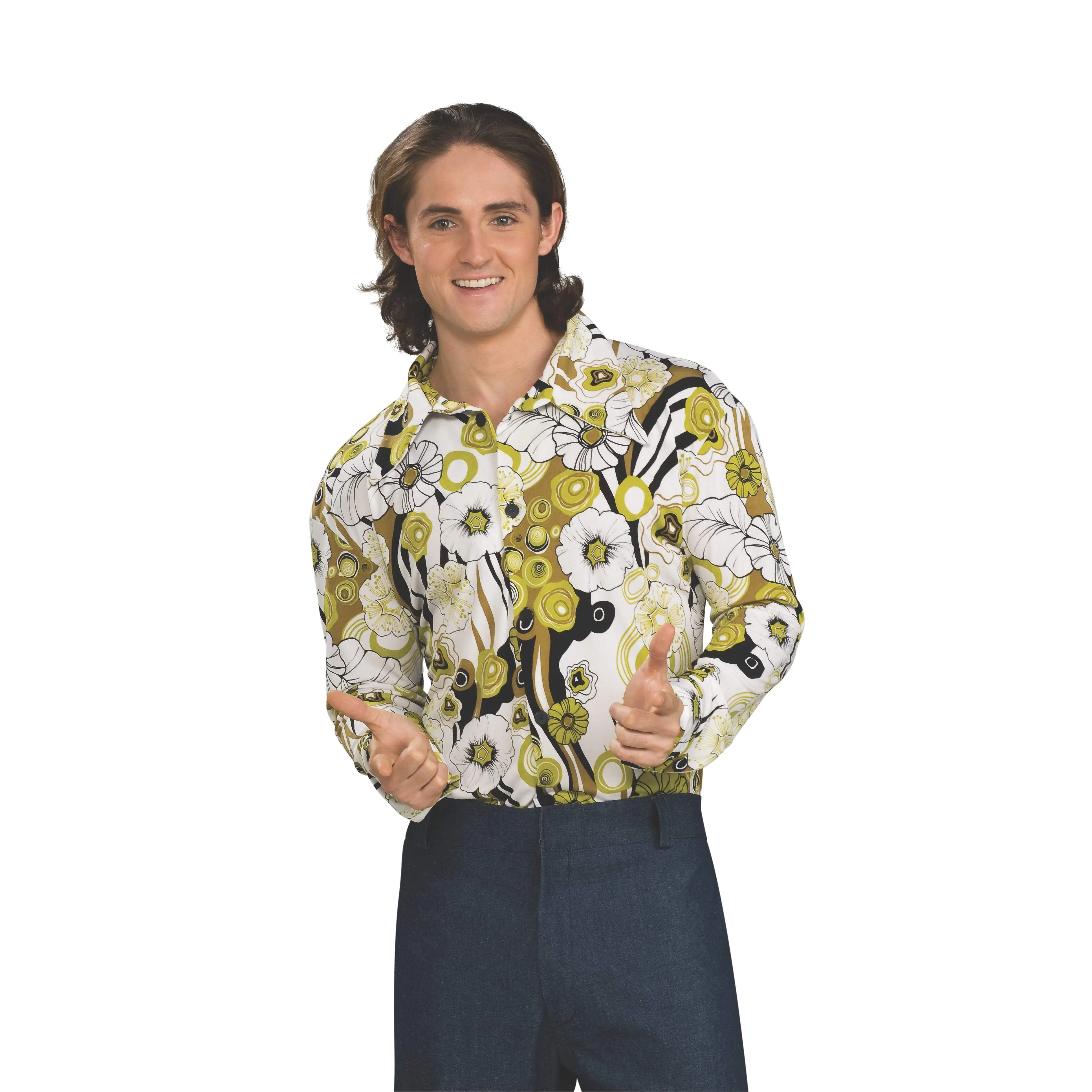 Groovy Shirt Green Adult Mens