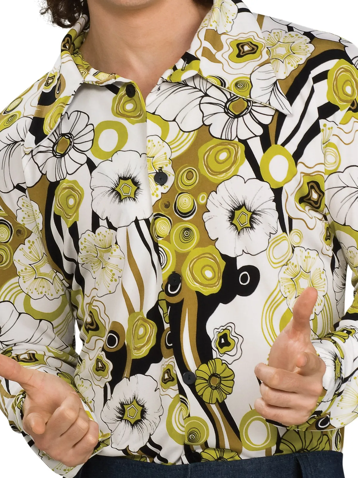 Groovy Shirt Green Adult Mens