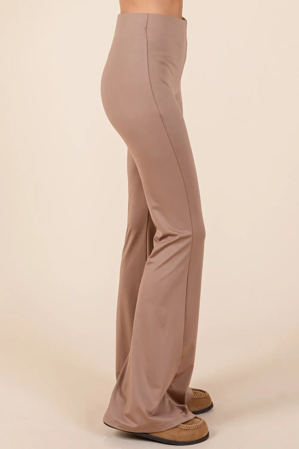 Hazel Blues® |  Mittoshop Stretchy Soft Elastic Waist Flare Pants
