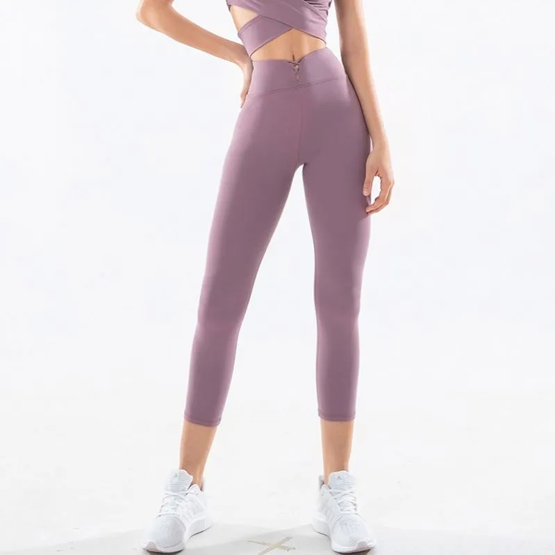 High waist Tights Seamless Sports Bra Women's Yoga Leggings