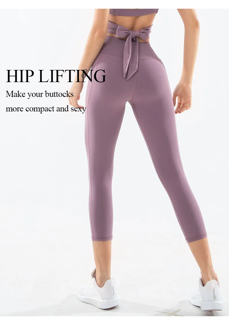 High waist Tights Seamless Sports Bra Women's Yoga Leggings