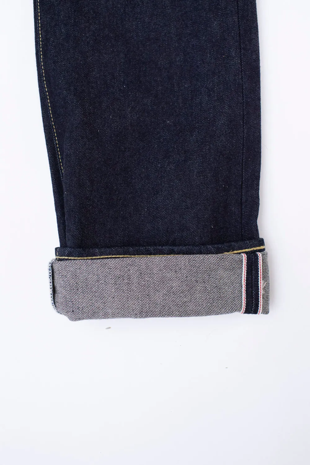 IH-888S-142 - 14oz Selvedge Denim Medium/High Rise Tapered Cut Jeans - Indigo