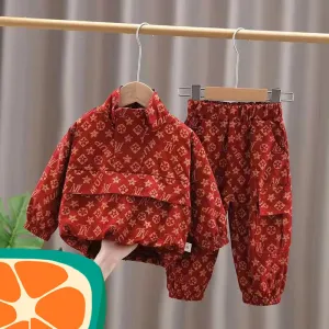 INSTOCK-Boys' fashionable autumn two-piece set pullover