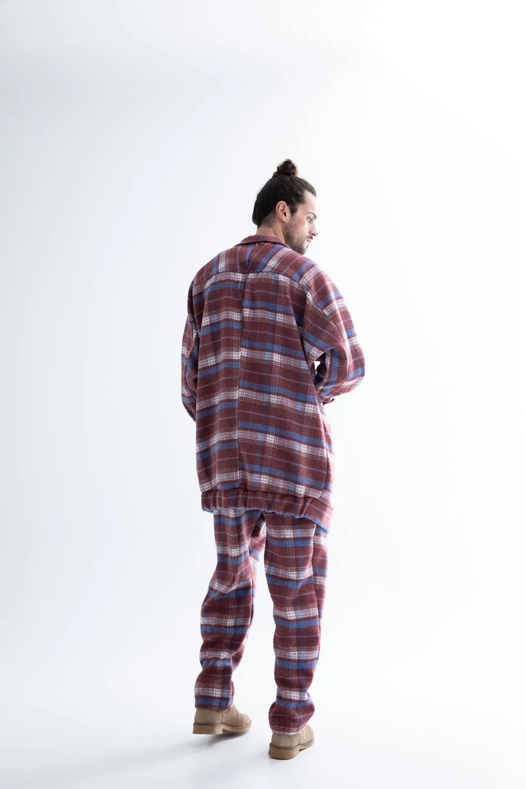 Jacopo Pants Plaid Fade Red