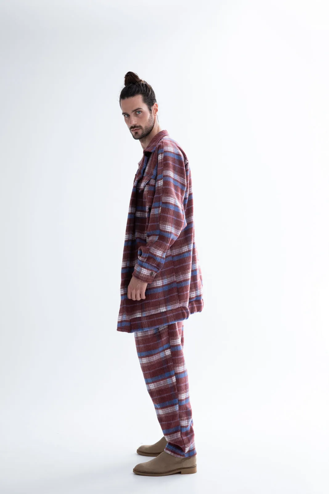 Jacopo Pants Plaid Fade Red
