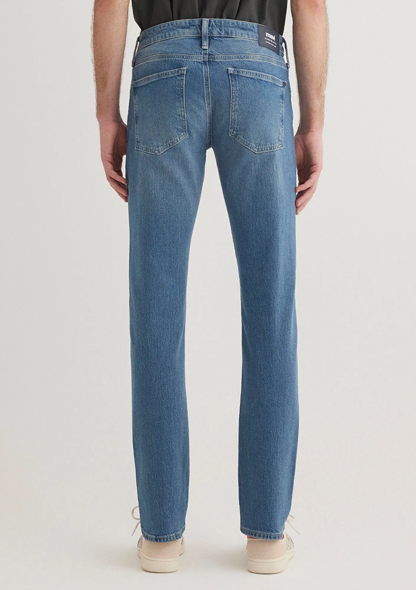 Jake Mid Shaded Classic Denim Jean Pants